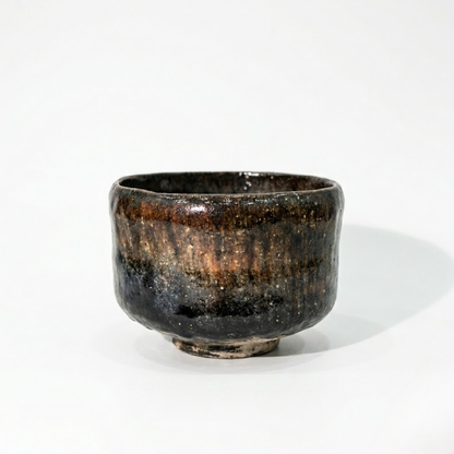 Han tsutsu-gata Raku ware kūre-yū Chawan _ Matcha Tea bowl