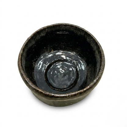 Han tsutsu-gata Raku ware kūre-yū Chawan _ Matcha Tea bowl